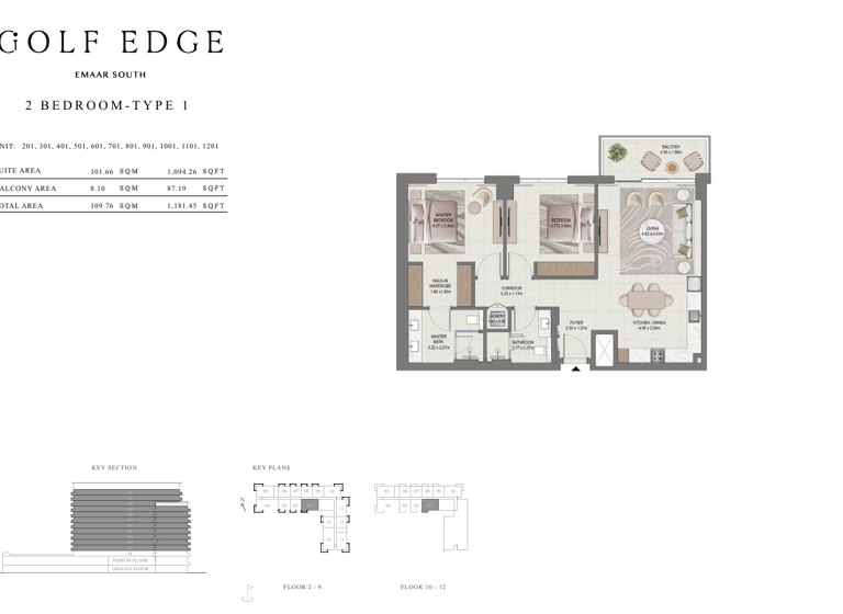 Wohnung zum Kauf provisionsfrei 456.489 € 3 Zimmer 109,8 m² Dubai