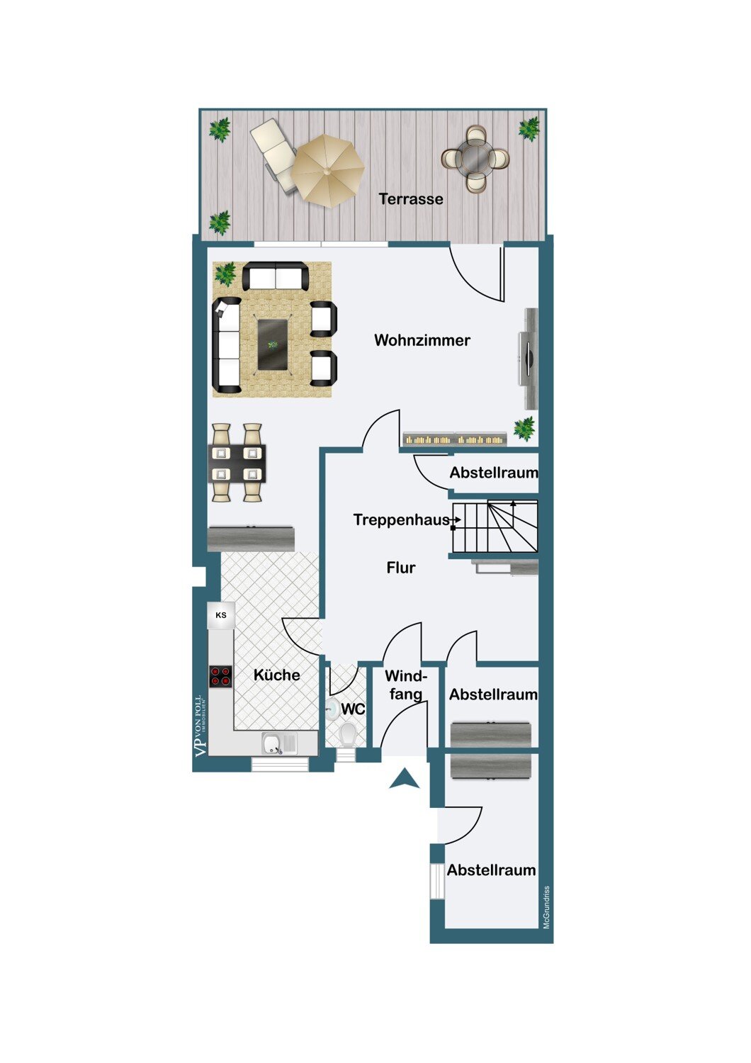 Reihenmittelhaus zum Kauf 350.000 € 7 Zimmer 197 m²<br/>Wohnfläche 290 m²<br/>Grundstück Misburg-Nord Hannover 30629