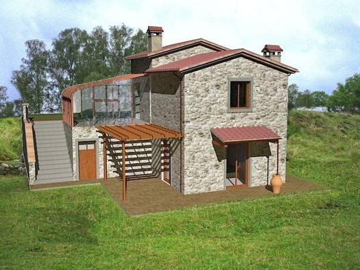 Bauernhaus zum Kauf - Erstbezug 160.000 € 5 Zimmer 155 m² 39.500 m² Grundstück Panoramablick Seggiano 58038