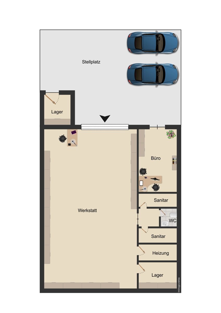 Werkstatt zum Kauf 1.472 € 231 m²<br/>Lagerfläche Zossen Zossen 15806