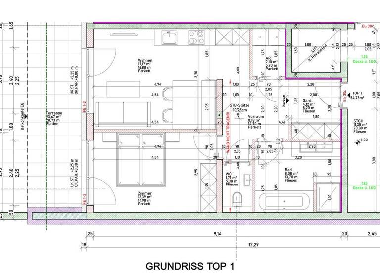 Wohnung zum Kauf - Erstbezug provisionsfrei 2 Zimmer 54,8 m² 1. Geschoss Hollersbach im Pinzgau 5731