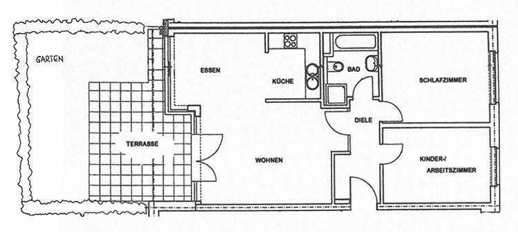 Wohnung zum Kauf 229.235 € 3 Zimmer 78,3 m²<br/>Wohnfläche Zschertnitz (Bulgakowstr.) Dresden 01217