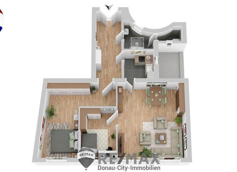 Wohnung zum Kauf 447.000 € 3 Zimmer 77 m² 1. Geschoss Wien 1040