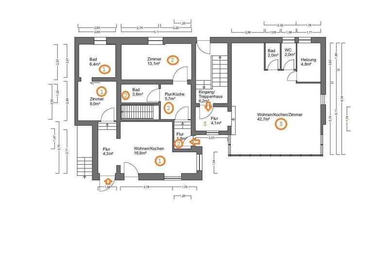 Mehrfamilienhaus zum Kauf 697.000 € 11 Zimmer 292,7 m² 540 m² Grundstück Sasbach 79361