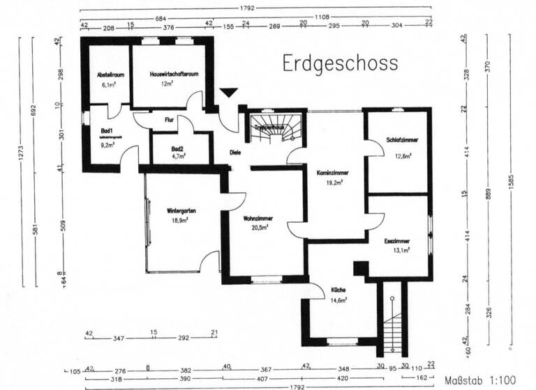 Einfamilienhaus zum Kauf 249.000 € 8 Zimmer 190 m² 716 m² Grundstück Eisbergen Porta Westfalica 32457