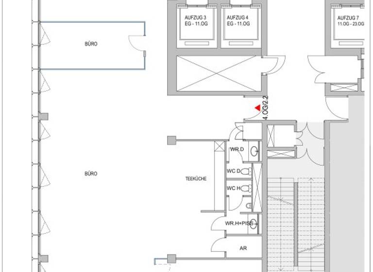 Büro zur Miete 13,90 € 4 Zimmer Donau-City-Straße Wien 1220