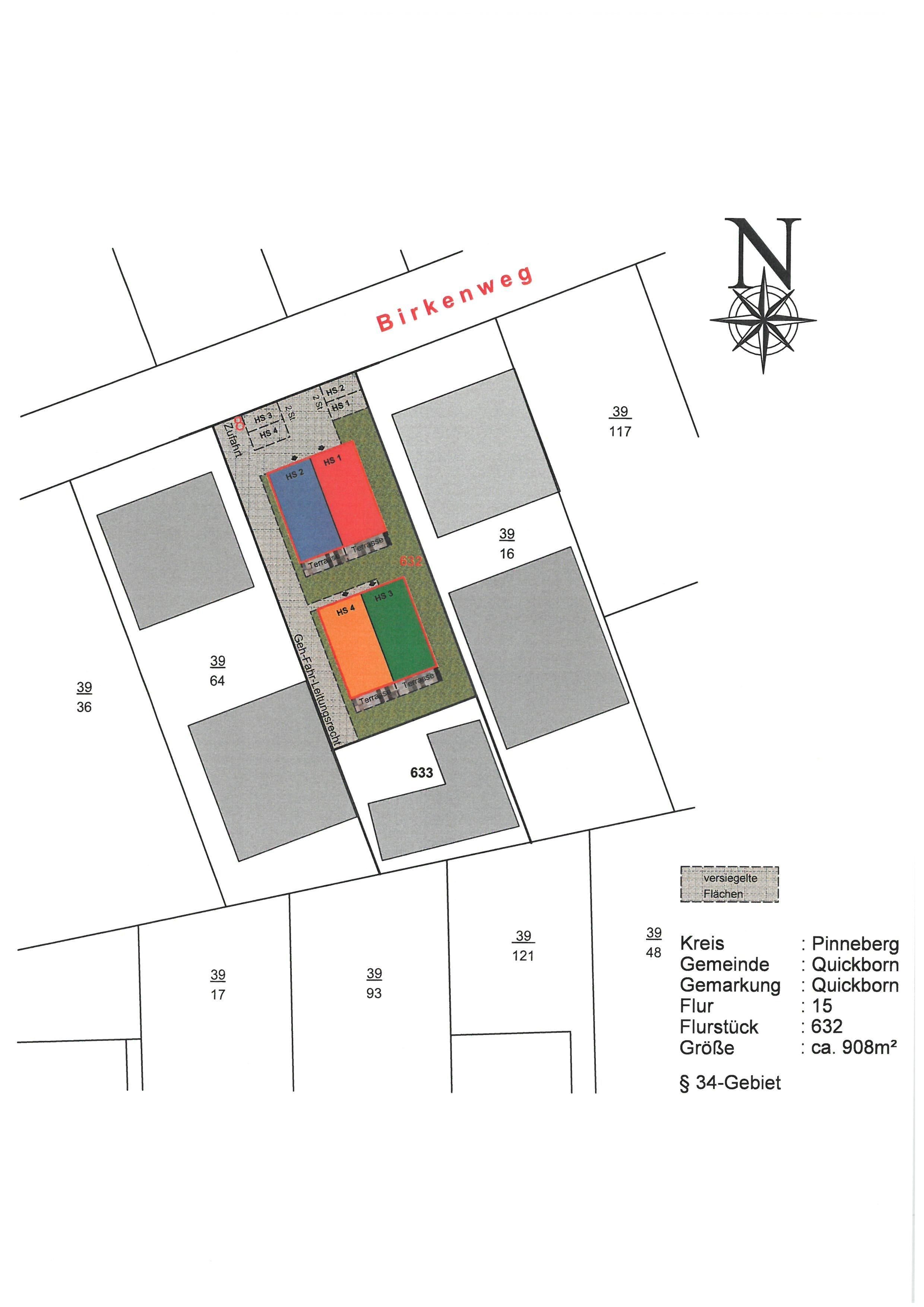 Doppelhaushälfte zum Kauf provisionsfrei 579.000 € 5 Zimmer 122 m²<br/>Wohnfläche 204 m²<br/>Grundstück Birkenweg 8 Quickborn 25451