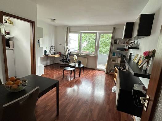 Wohnung zur Miete 1.100 € 2 Zimmer 45 m² Geschoss 2/3 frei ab 15.07.2026 Hainer Weg 12 Sachsenhausen Frankfurt am Main 60599