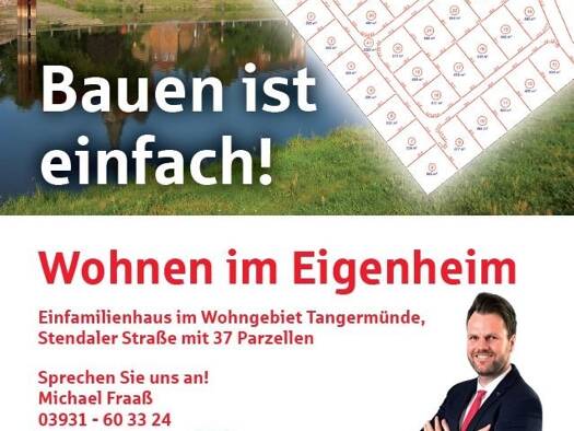 Grundstück zum Kauf provisionsfrei 500 m² Grundstück Tangermünde 39590
