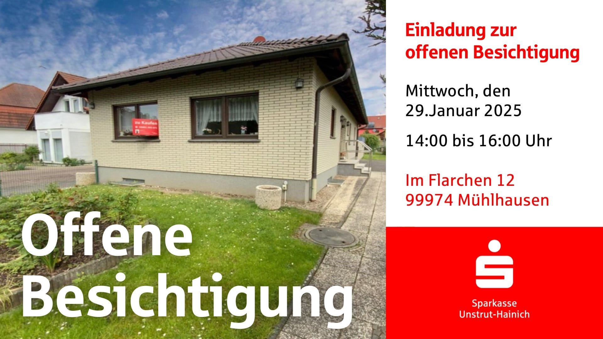 Bungalow zum Kauf 4 Zimmer 109 m²<br/>Wohnfläche 642 m²<br/>Grundstück Mühlhausen Mühlhausen 99974