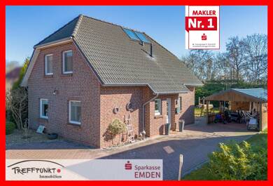 Einfamilienhaus zum Kauf 389.000 € 5 Zimmer 112 m² 609 m² Grundstück Larrelt Emden 26723