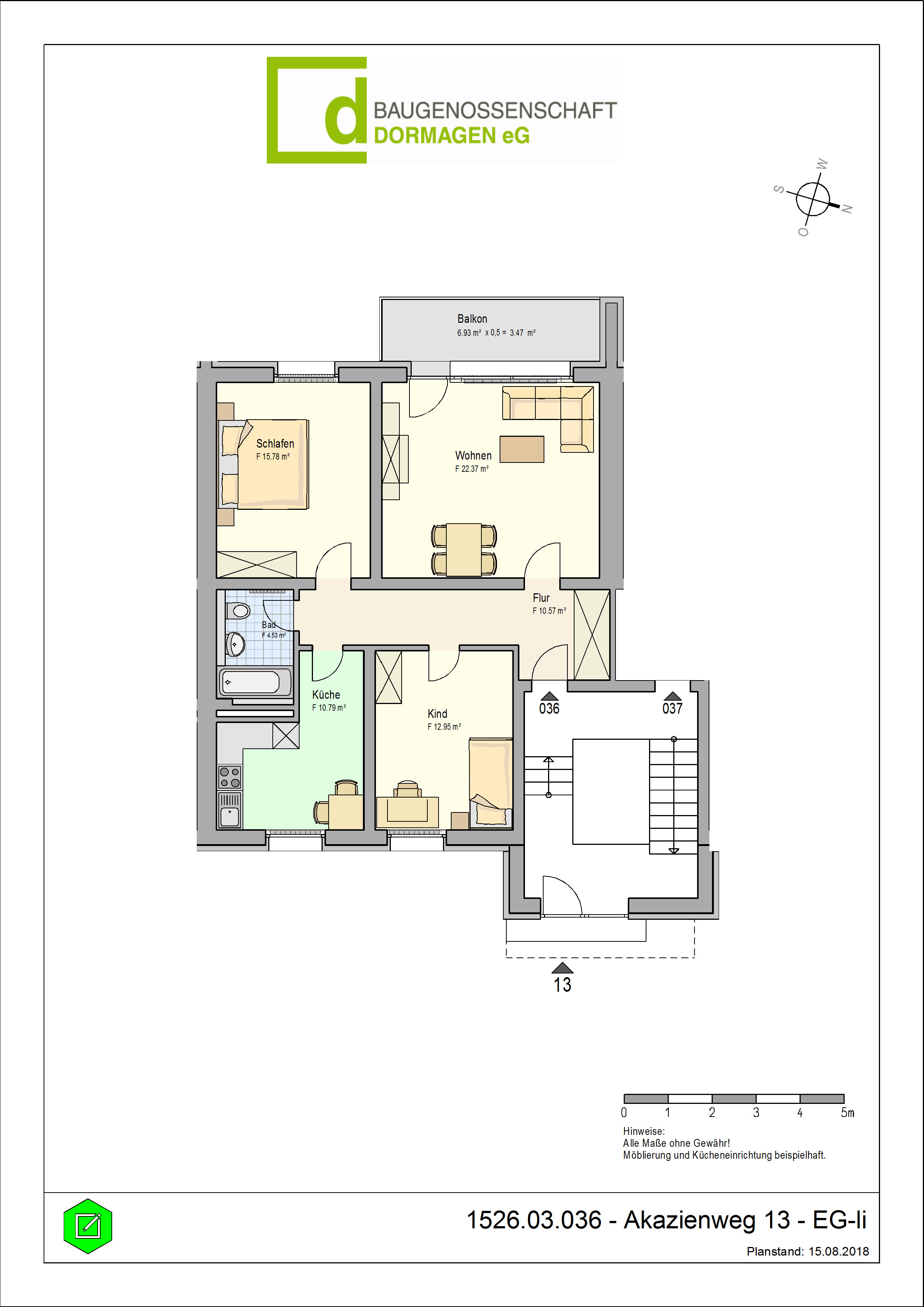 Wohnung zur Miete 581 € 3 Zimmer 77 m²<br/>Wohnfläche EG<br/>Geschoss 01.02.2025<br/>Verfügbarkeit Akazienweg 13 Horrem Dormagen 41540