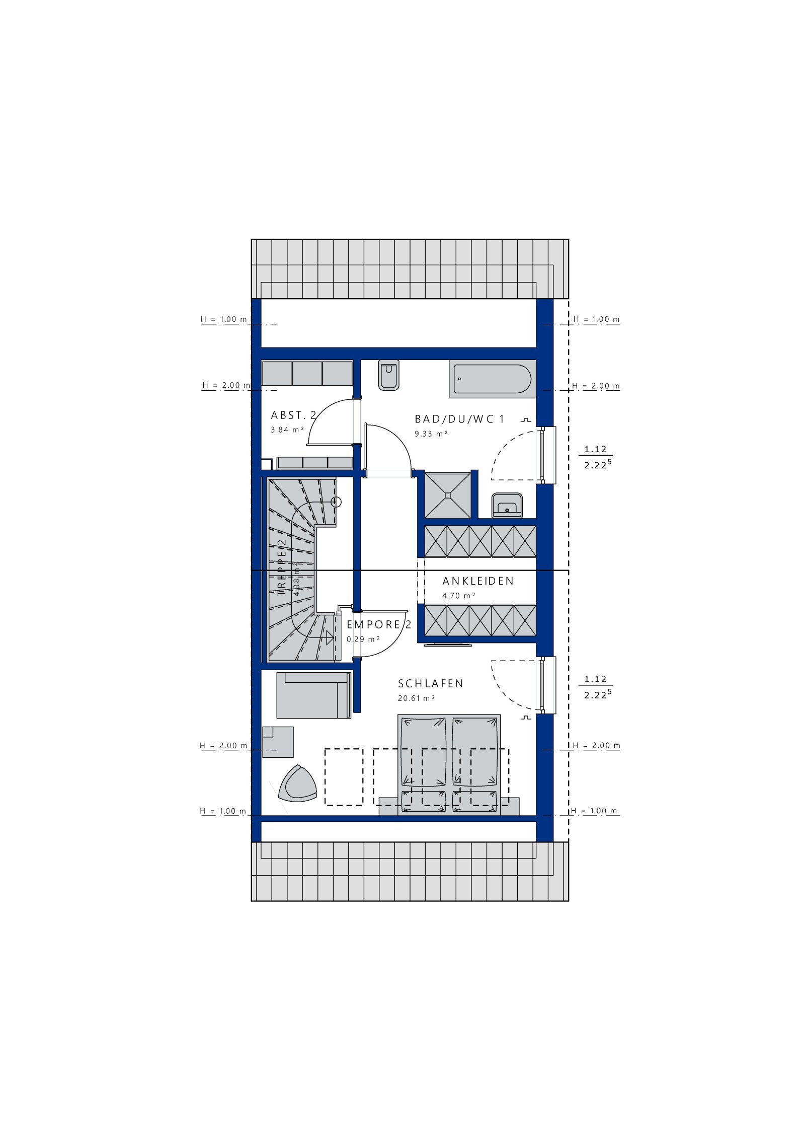 Doppelhaushälfte zum Kauf 542.878 € 6 Zimmer 166 m²<br/>Wohnfläche 647 m²<br/>Grundstück Bergfelden Sulz am Neckar 72172