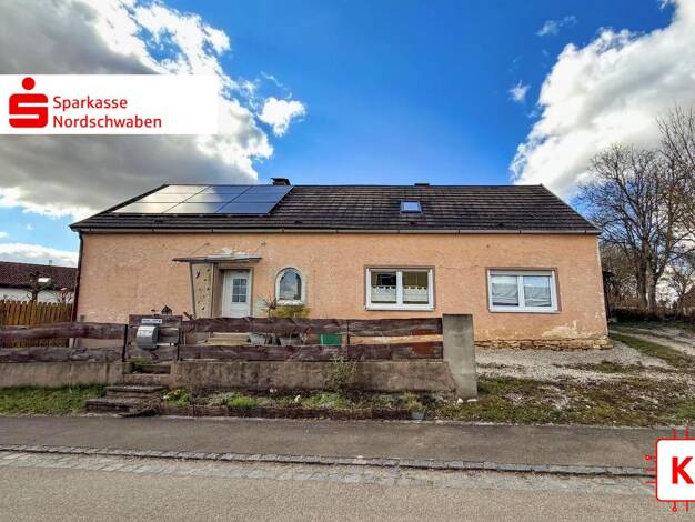Einfamilienhaus zum Kauf 165.000 € 4 Zimmer 140 m² 494 m² Grundstück Zwerchstraß Wolferstadt 86709