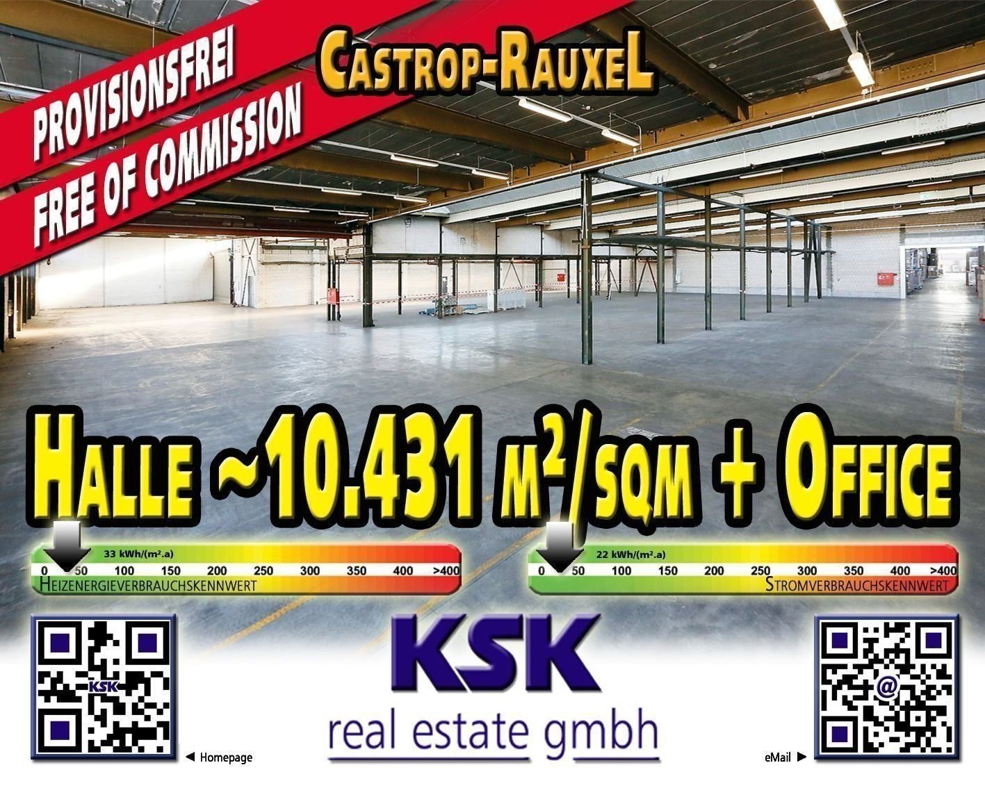 Logistikzentrum zur Miete provisionsfrei 10.431 m²<br/>Lagerfläche von 2.887 m² bis 10.431 m²<br/>Teilbarkeit Merklinde Castrop-Rauxel 44577