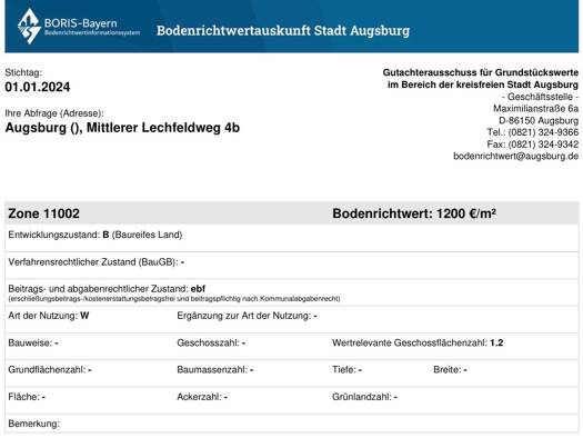 Grundstück zum Kauf 305.000 € 283 m² Grundstück Haunstetten Haunstetten - Siebenbrunn 86179