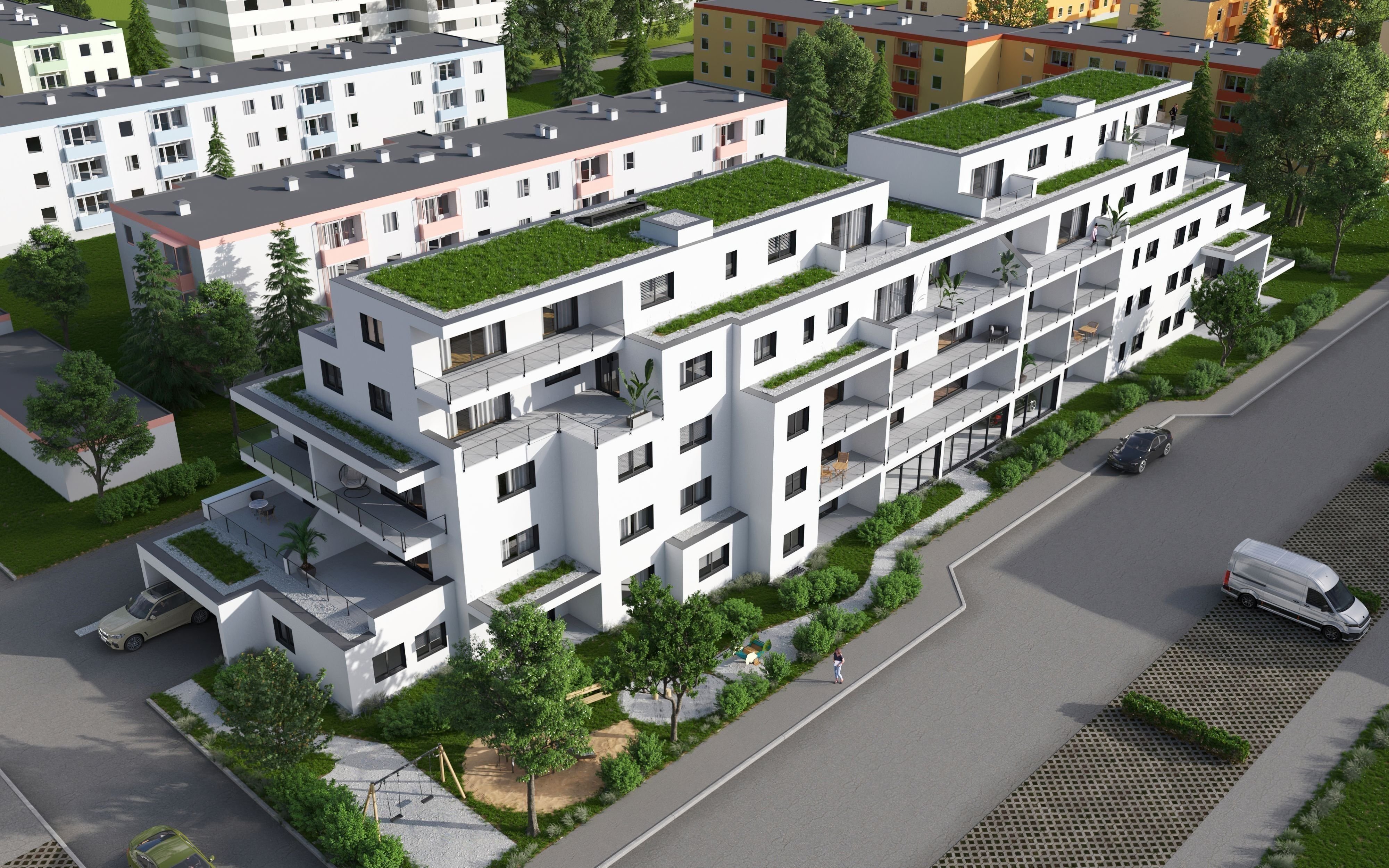 Wohnung zur Miete 1.048 € 2 Zimmer 78,2 m²<br/>Wohnfläche 3.<br/>Geschoss Erzgebirgstrasse 12/14 Niederndirf Waldkraiburg 84478