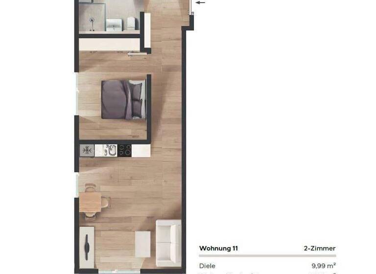 Wohnung zum Kauf provisionsfrei 319.000 € 2 Zimmer 57,6 m² Neumarkt 92318