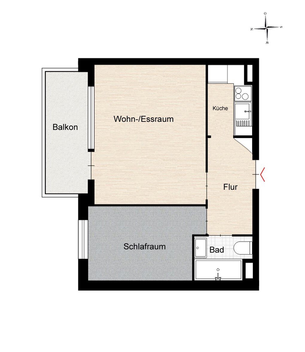 Wohnung zum Kauf 410.000 € 2 Zimmer 37 m²<br/>Wohnfläche 2.<br/>Geschoss Westerland Westerland 25980