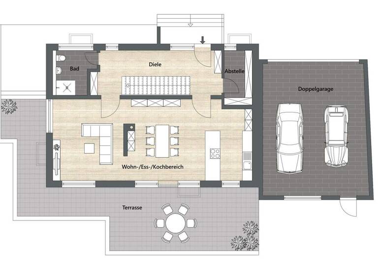 Einfamilienhaus zum Kauf - Erstbezug 1.295.000 € 4 Zimmer 190 m² 867 m² Grundstück frei ab sofort Manching 85077