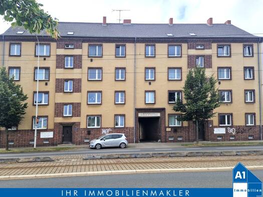 Mehrfamilienhaus zum Kauf als Kapitalanlage geeignet 1.420.000 € 2.406 m² 2.379 m² Grundstück Delitzscher Straße 40 Freiimfelde Ost 06112
