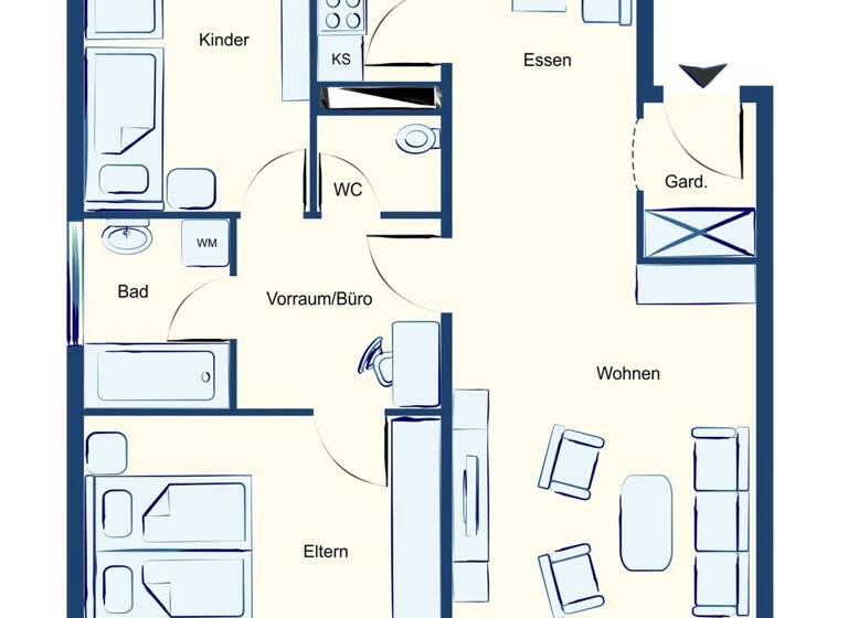 Wohnung zum Kauf 3,5 Zimmer 1. Geschoss Kaiserin-Elisabeth-Straße 3 Hohenems 6845