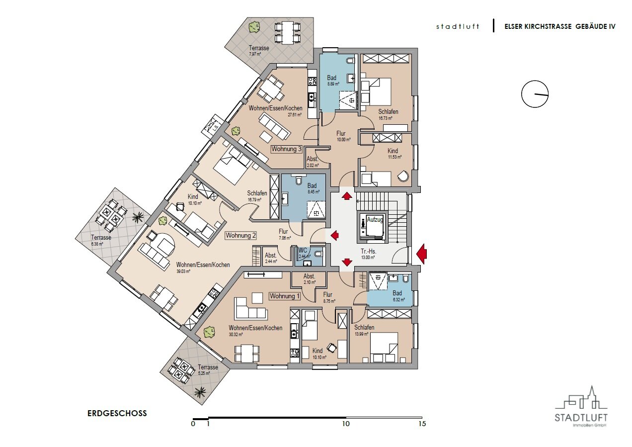 Penthouse zum Kauf provisionsfrei 413.900 € 3 Zimmer 82,7 m²<br/>Wohnfläche 2.<br/>Geschoss Elser Kirchstraße 10a Elsen Paderborn 33106