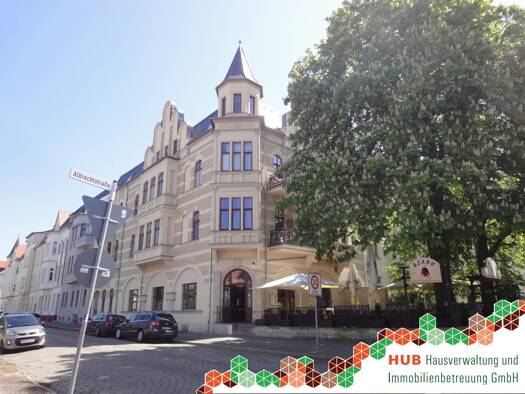 Wohnung zur Miete 700 € 3 Zimmer 100 m² 1. Geschoss frei ab sofort Albrechtstr. 21 Innenstadt Dessau-Roßlau 06844