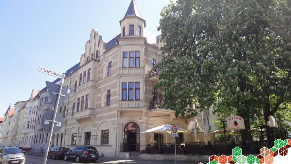 Wohnung zur Miete 700 € 3 Zimmer 100 m² 1. Geschoss frei ab sofort Albrechtstr. 21 Innenstadt Dessau-Roßlau 06844