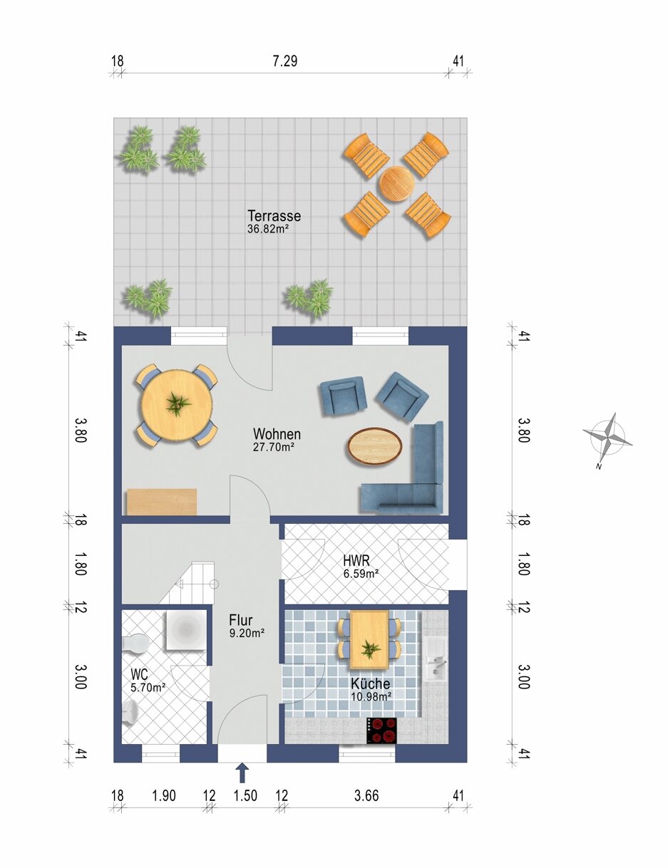 Doppelhaushälfte zum Kauf 275.000 € 4 Zimmer 112 m²<br/>Wohnfläche 515 m²<br/>Grundstück Satrup Mittelangeln 24986