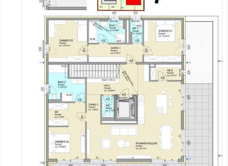 Penthouse zum Kauf - Erstbezug 1.460.000 € 4 Zimmer 137,9 m² 3. Geschoss Velden am Wörther See 9220