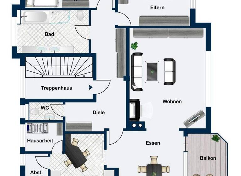 Wohnung zur Miete 1.290 € 4 Zimmer 112 m² 2. Geschoss Kirchhausen Heilbronn / Kirchhausen 74078