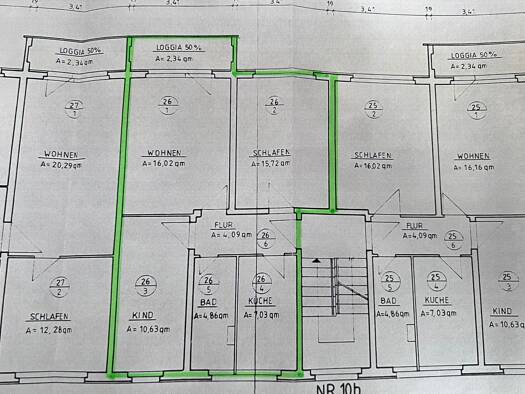 Wohnung zur Miete 400 € 3 Zimmer 58 m² 3. Geschoss frei ab sofort Karl-Marx-Straße 10 b Dorf Mecklenburg 23972