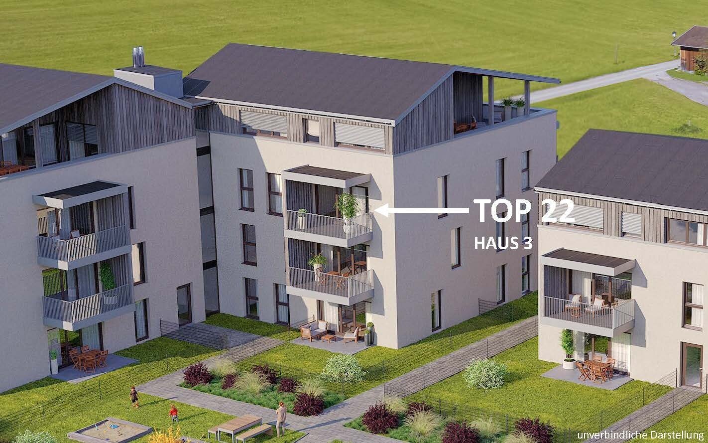 Wohnung zum Kauf 414.975 € 3 Zimmer 70,3 m²<br/>Wohnfläche 2.<br/>Geschoss Lenzen 239 Oberau 6311