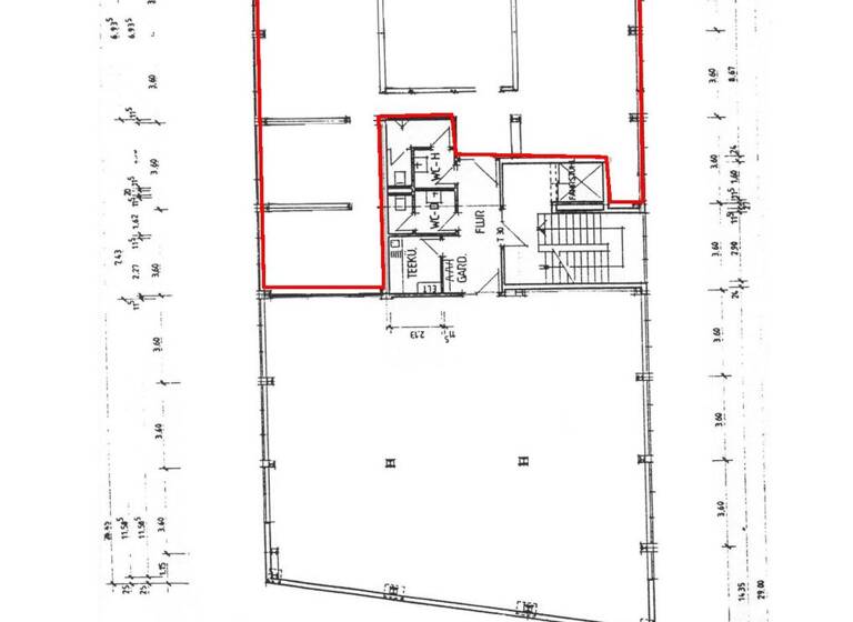 Bürofläche zur Miete 9,50 € 4 Zimmer 196 m² Bürofläche Charlottenburg Berlin 13627
