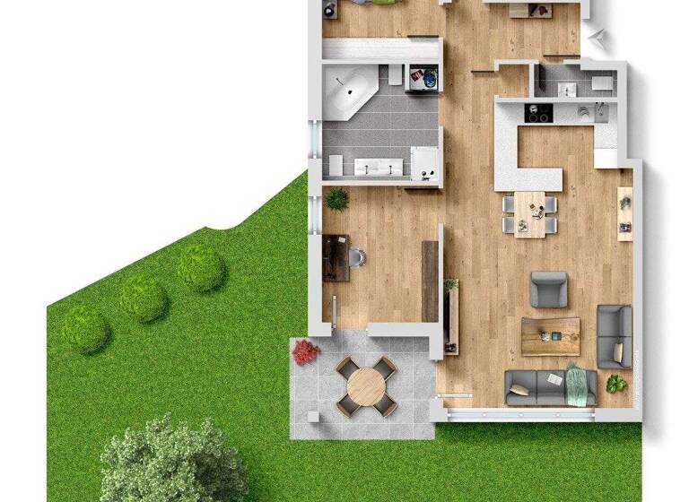 Wohnung zum Kauf 534.000 € 4,5 Zimmer 89,4 m² Grimmelfingen Ulm 89081