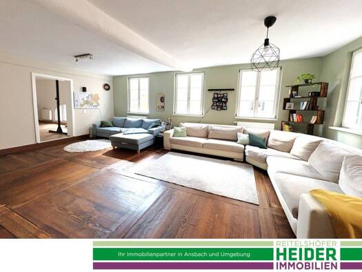 Wohnung zur Miete 650 € 2 Zimmer 72,9 m² Ansbach Ansbach 91522