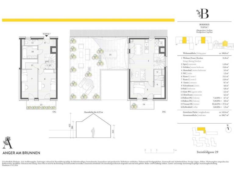 Wohnung zum Kauf - Erstbezug 509.000 € 4 Zimmer 1. Geschoss Hollabrunn 2020