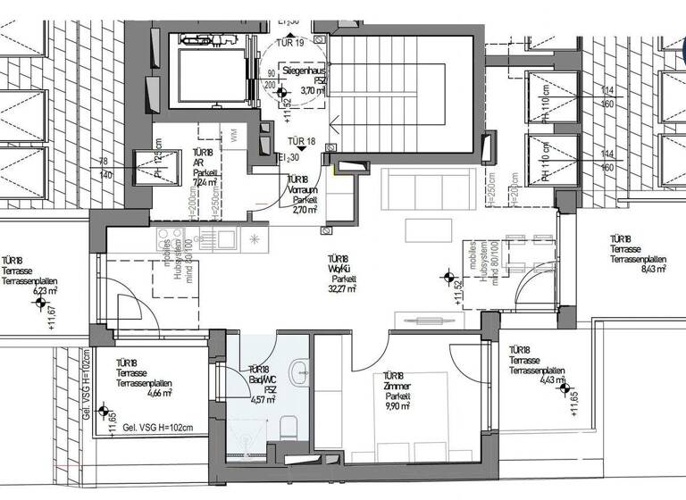Wohnung zum Kauf - Erstbezug 329.000 € 2 Zimmer 56,7 m² Wien, Donaustadt 1220