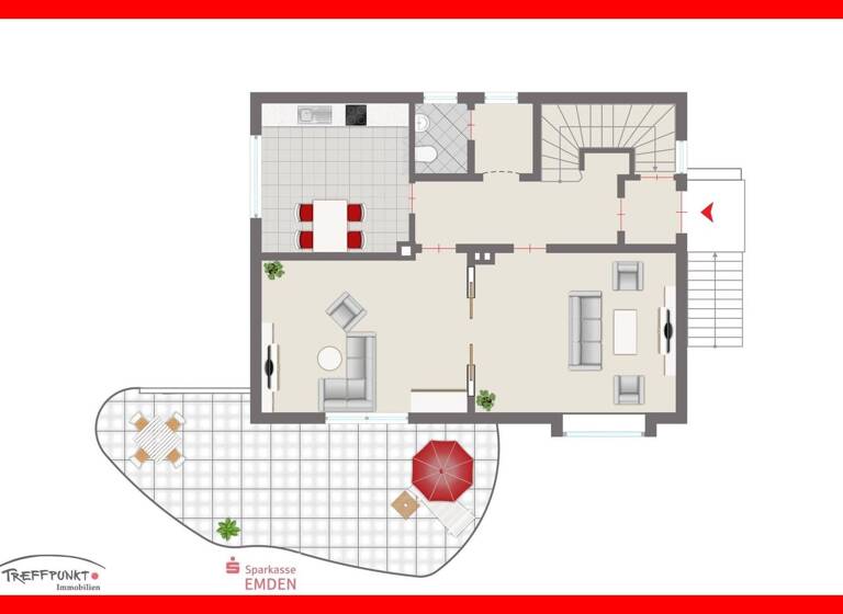 Einfamilienhaus zum Kauf 275.000 € 5 Zimmer 135,3 m² 441 m² Grundstück Wolthusen Emden 26725