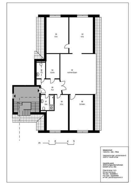 Wohnung zur Miete 700 € 5 Zimmer 124,9 m²<br/>Wohnfläche ab sofort<br/>Verfügbarkeit Mecklenburger Landstr. 5 Priwall Lübeck 23570