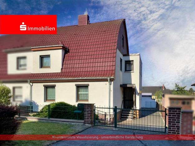 Doppelhaushälfte zum Kauf 117.000 € 5 Zimmer 124 m² 418 m² Grundstück Pößneck,Stadt Pößneck 07381