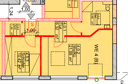 Wohnung zur Miete 500 € 2 Zimmer 48 m²<br/>Wohnfläche EG<br/>Geschoss Büchenerweg 8 Lauenburg/Elbe 21481