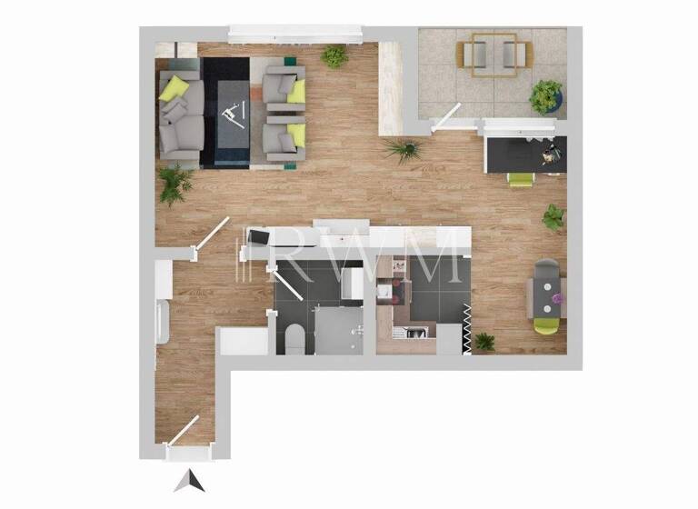 Wohnung zum Kauf 130.000 € 1,5 Zimmer 39,2 m² Großheppach Weinstadt 71384