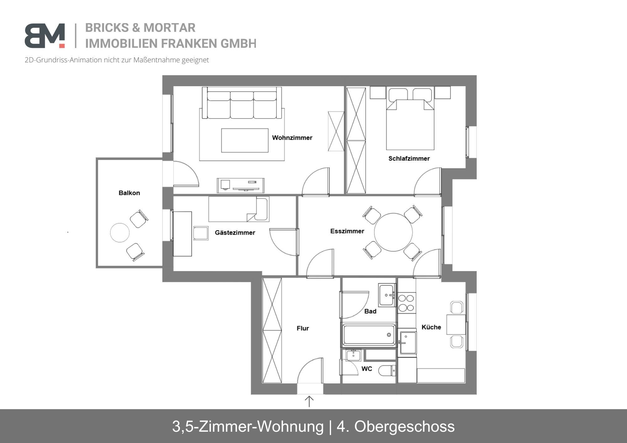 Wohnung zum Kauf 299.000 € 3,5 Zimmer 82 m²<br/>Wohnfläche 4.<br/>Geschoss Röthenbach Ost Nürnberg 90449