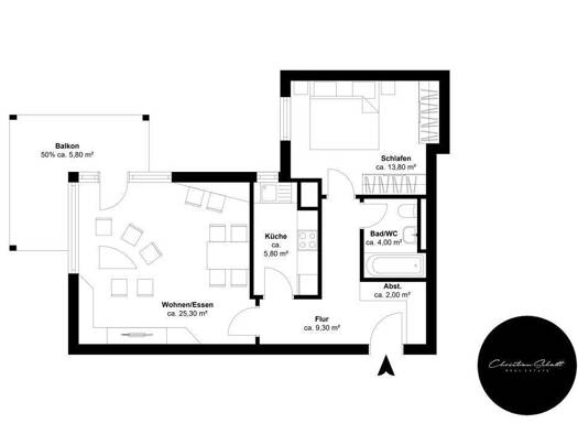 Wohnung zur Miete 700 € 2 Zimmer 66 m² 1. Geschoss Rathenaustr. 6 Markkleeberg 04416