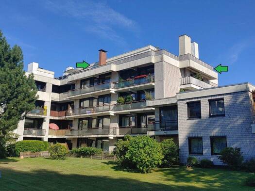 Penthouse zur Miete 900 € 3 Zimmer 104,6 m² 4. Geschoss frei ab 01.12.2025 Richard-Wagner-Straße 4 b St. Lorenz Nord Lübeck / Sankt Lorenz Nord 23556