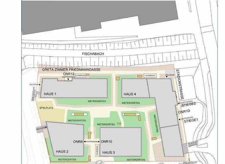 Wohnung zur Miete 683 € 2 Zimmer 53,6 m² frei ab 31.12.2026 Wiener Neustadt 2700