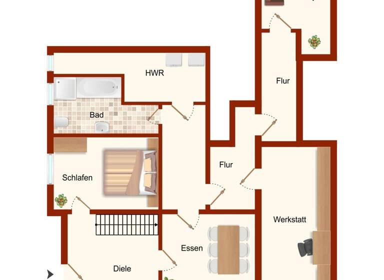 Wohnung zum Kauf 199.000 € 5 Zimmer 143 m²<br/>Wohnfläche Berumbur 26524