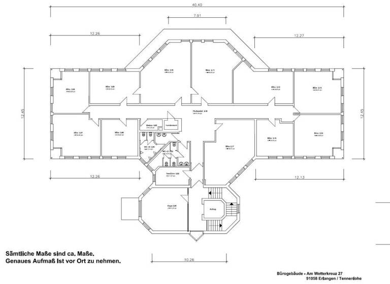 Büro-/Praxisfläche zur Miete 4.900 € 554 m²<br/>Bürofläche ab 554 m²<br/>Teilbarkeit Tennenlohe Erlangen 91058